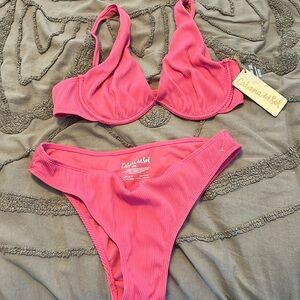 Cabana Del Sol Pink Bikini